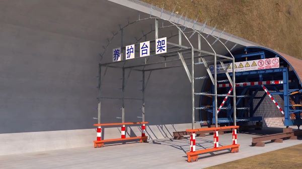 张湾区隧道施工动画制作公司 - 隧道施工工艺和施工方法 - 隧道施工汇报动画视频 - bim 工程施工动画